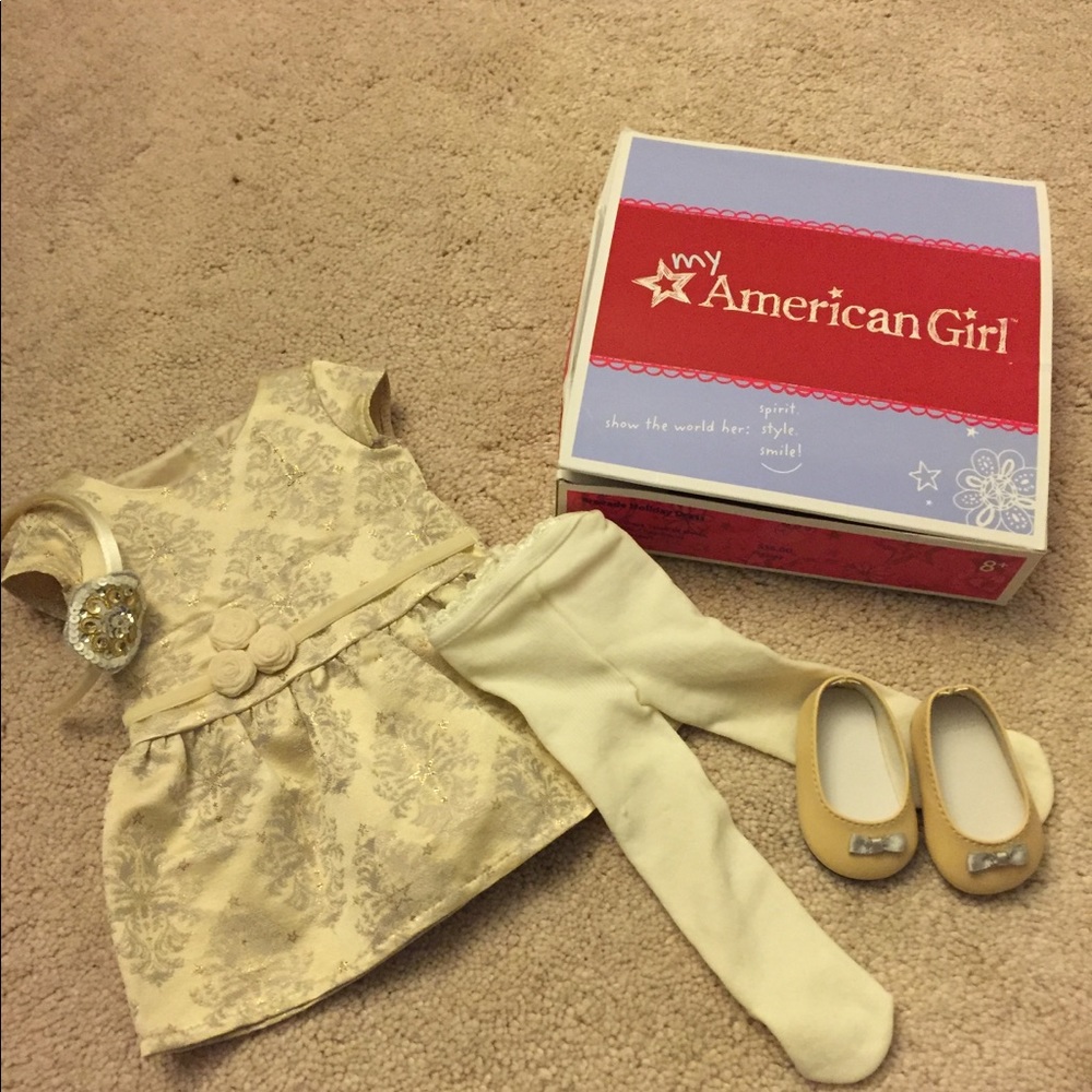 My American Girl - Brocade Holiday Dress